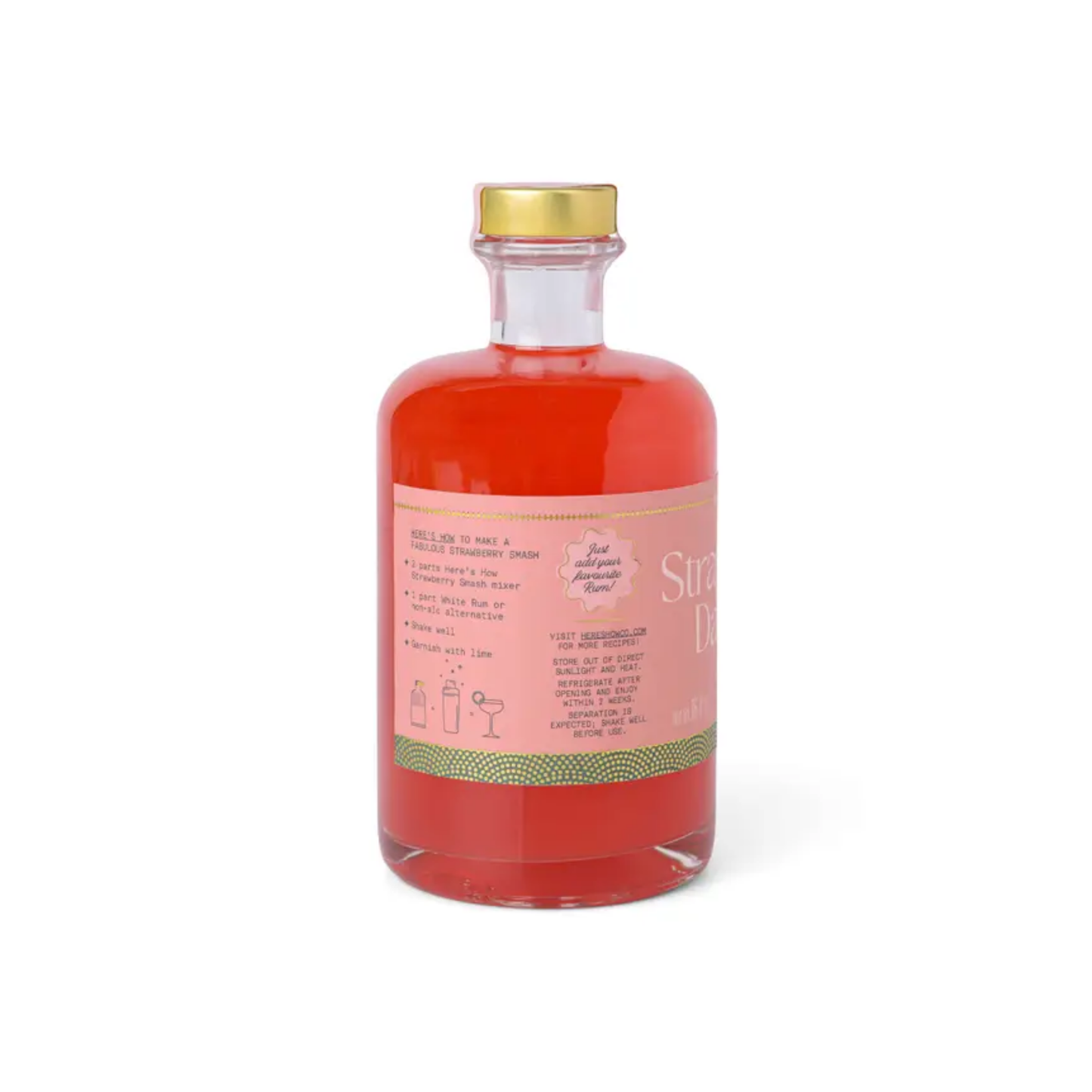 Strawberry Daiquiri Mixer - 500mL