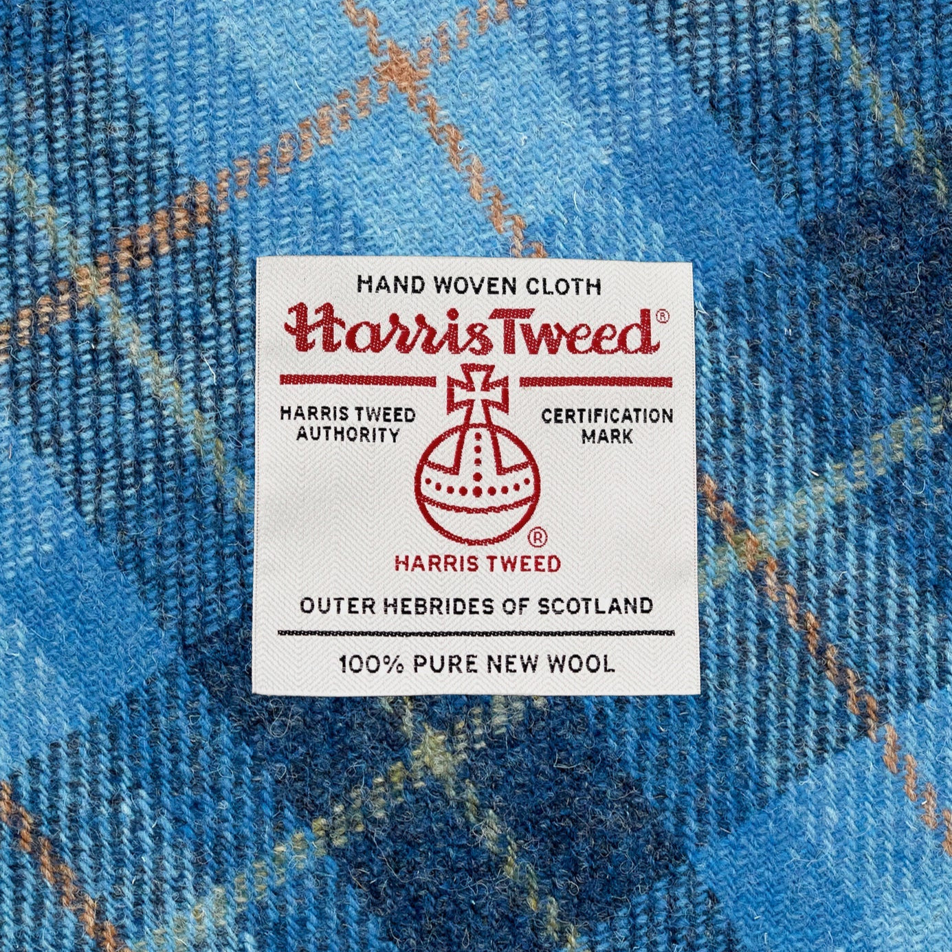 Leather Oxford Purse - Highland Cow Blue