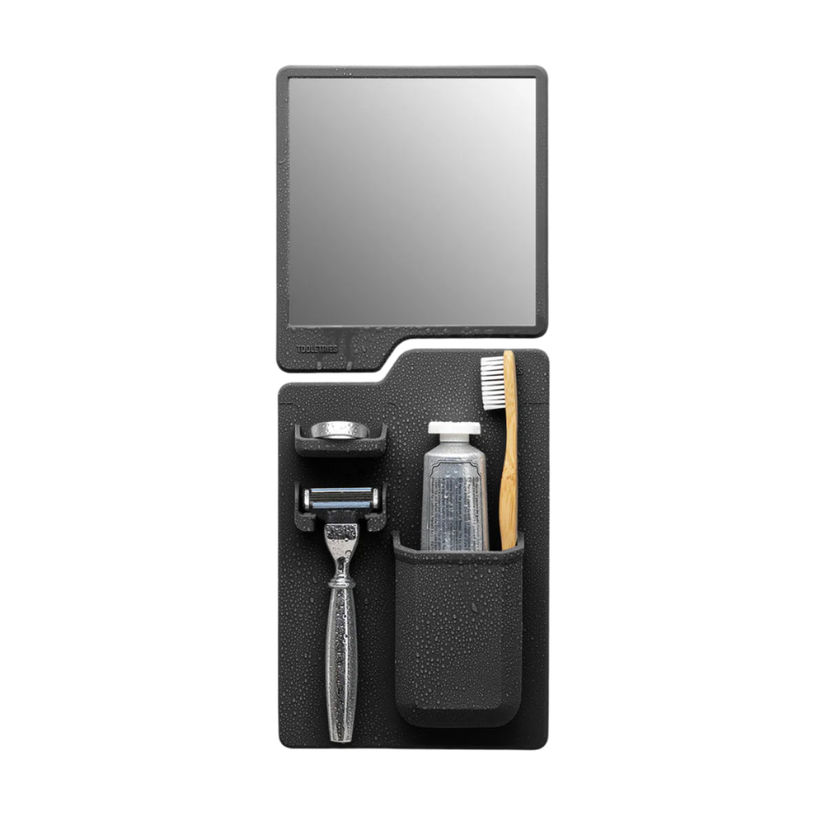 Mirror, Toothbrush & Razor Holder Set - Harvey & Oliver