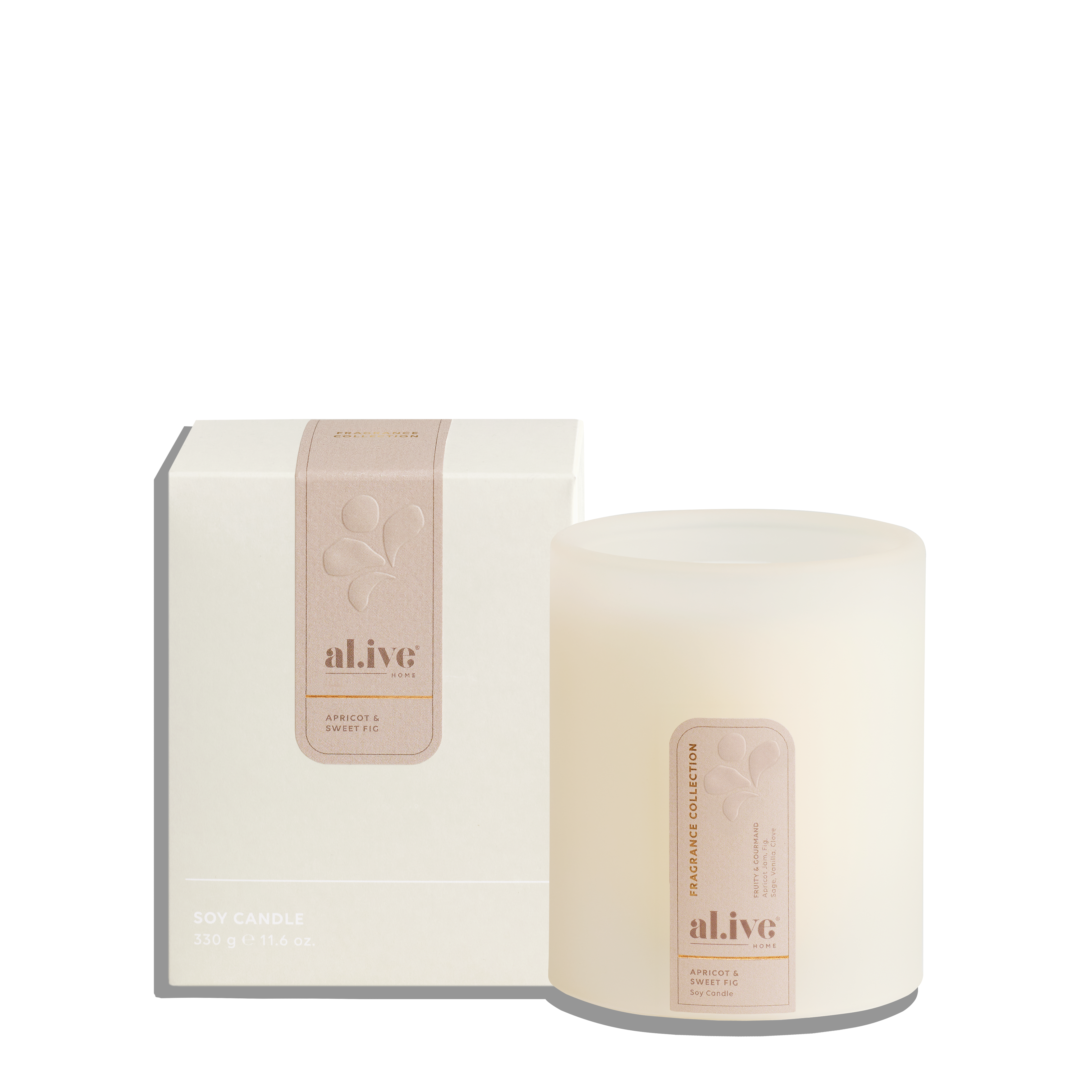 Soy Candle - Apricot & Sweet Fig
