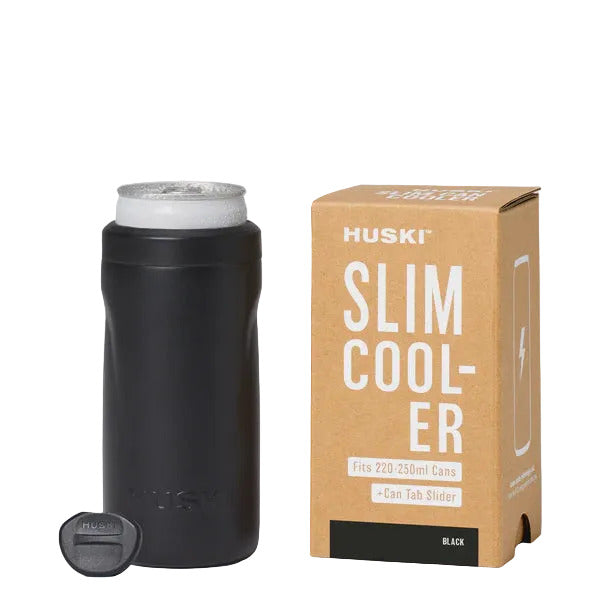 Huki Slim Can Cooler - Black
