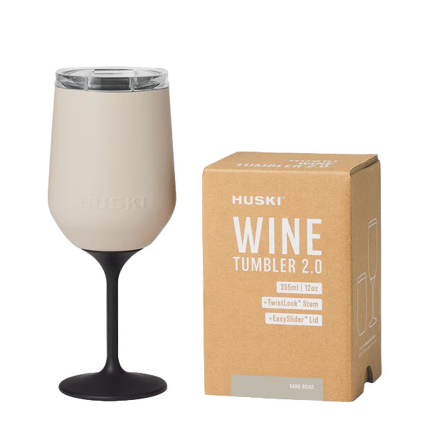 Insulated Wine Tumbler 2.0 - Sand Beige