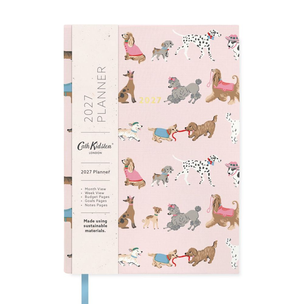 A5 Soft Cover 2027 Planner - Dogs