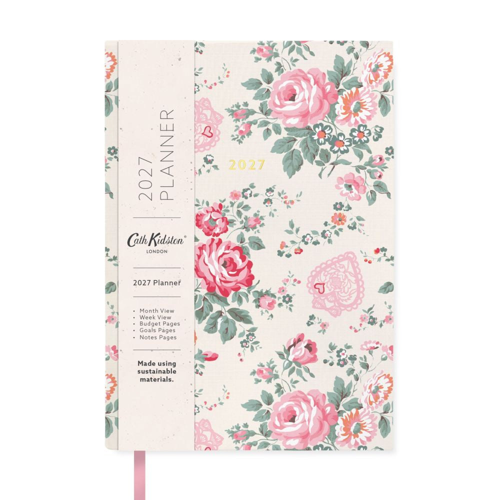 A5 Soft Cover 2027 Planner - Hackney Rose