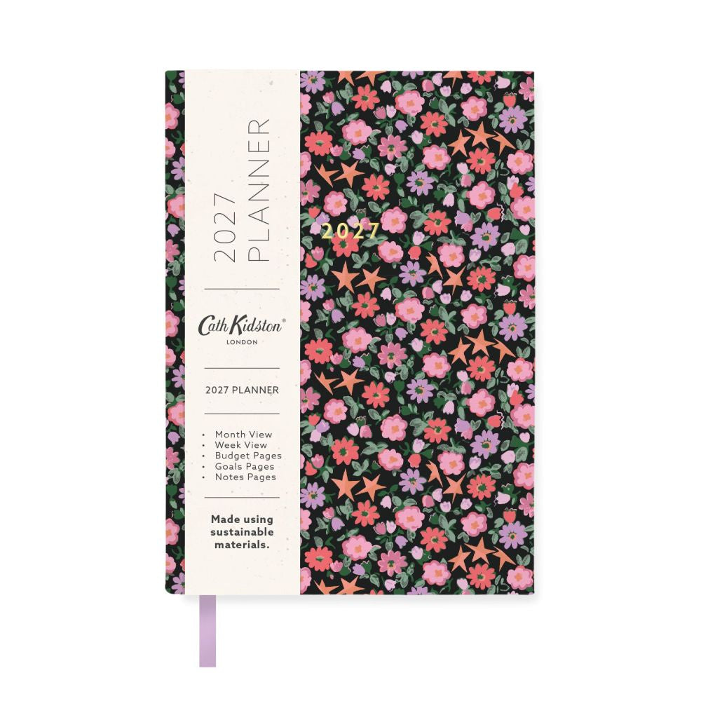 A6 Soft Cover 2027 Planner - Stars & Flowers