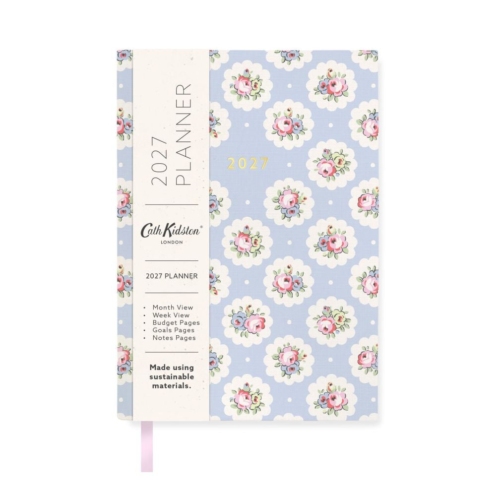 A6 Soft Cover 2027 Planner - Rose & Spots