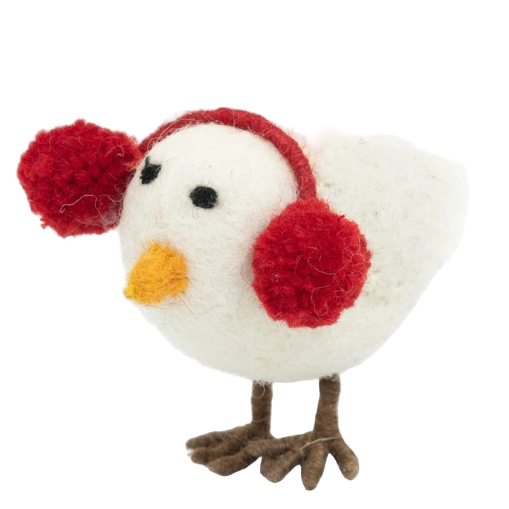 Handcrafted Christmas Decoration - Chicken Cherie