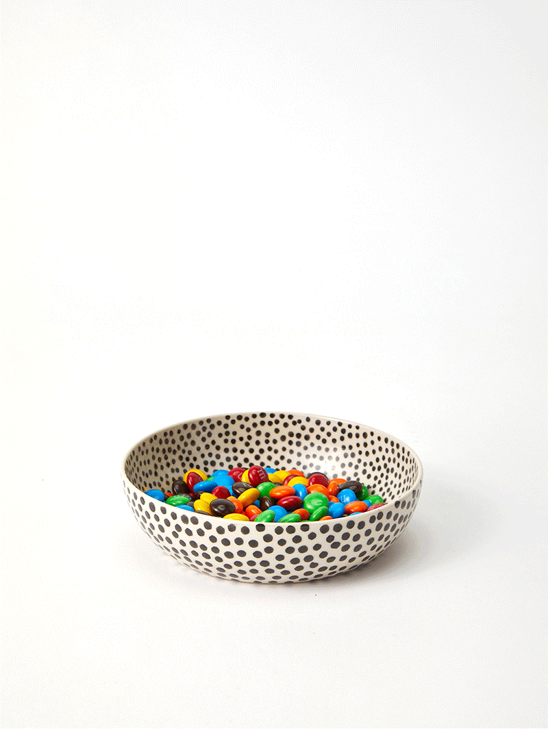 Chino Dip Bowl - Black Sprinkle