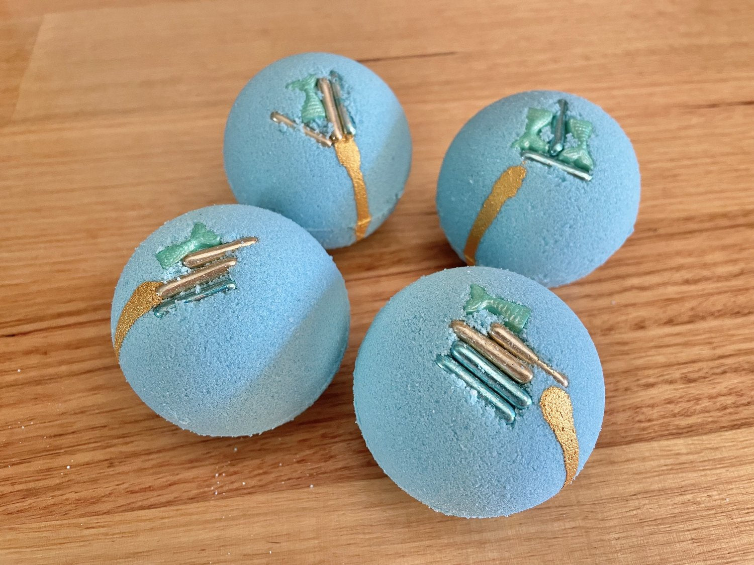Goat Milk Bath Bomb - Frosted Sea Glass