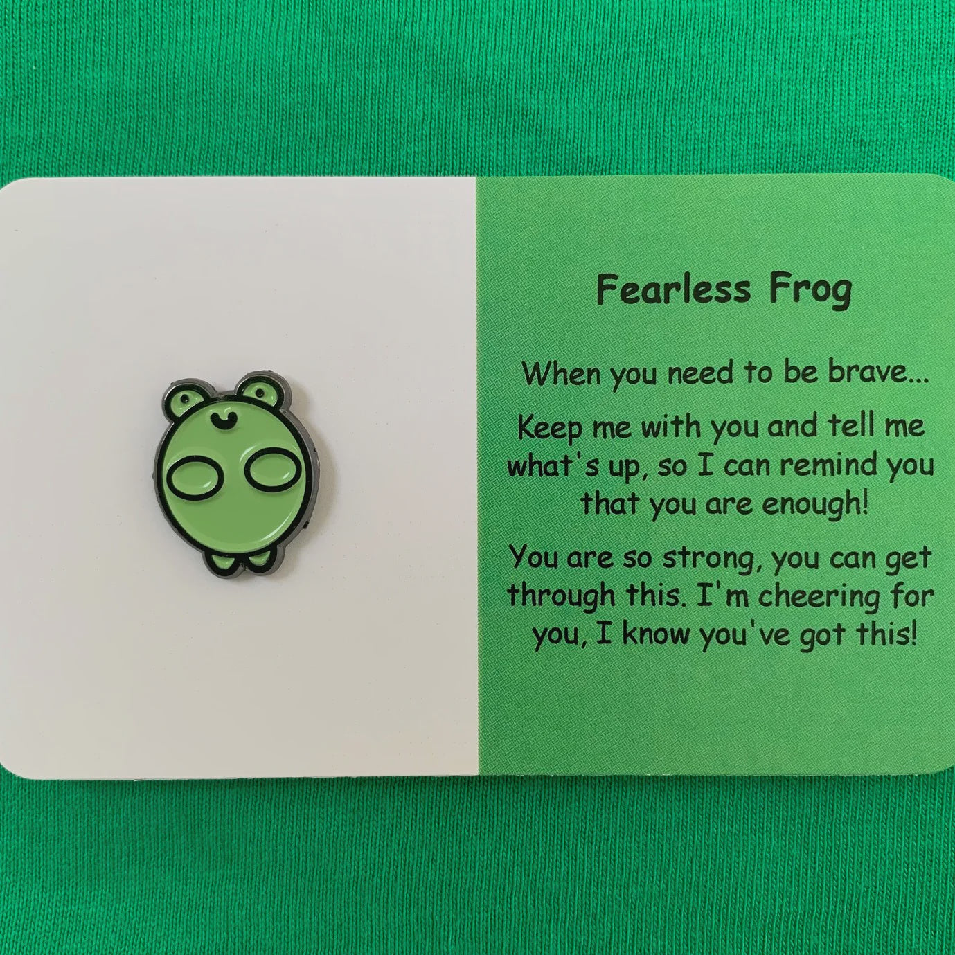 Little Joys Pin - Fearless Frog