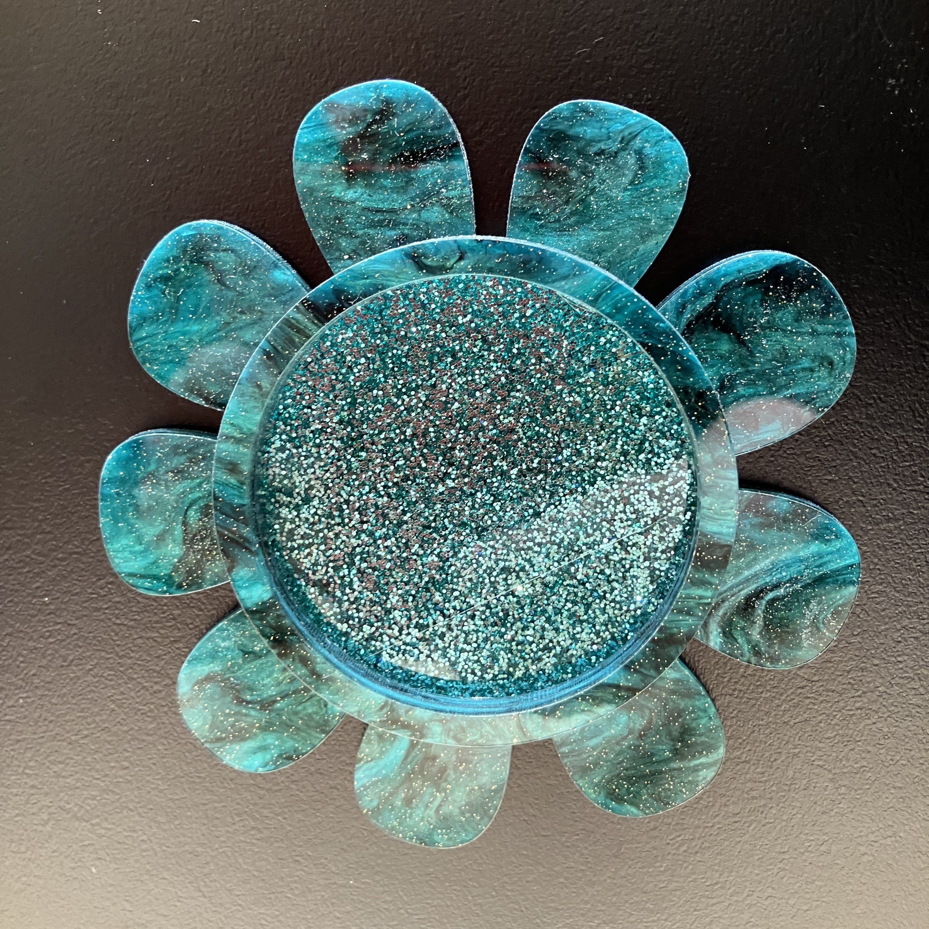 Acrylic Flower Trinket Dish
