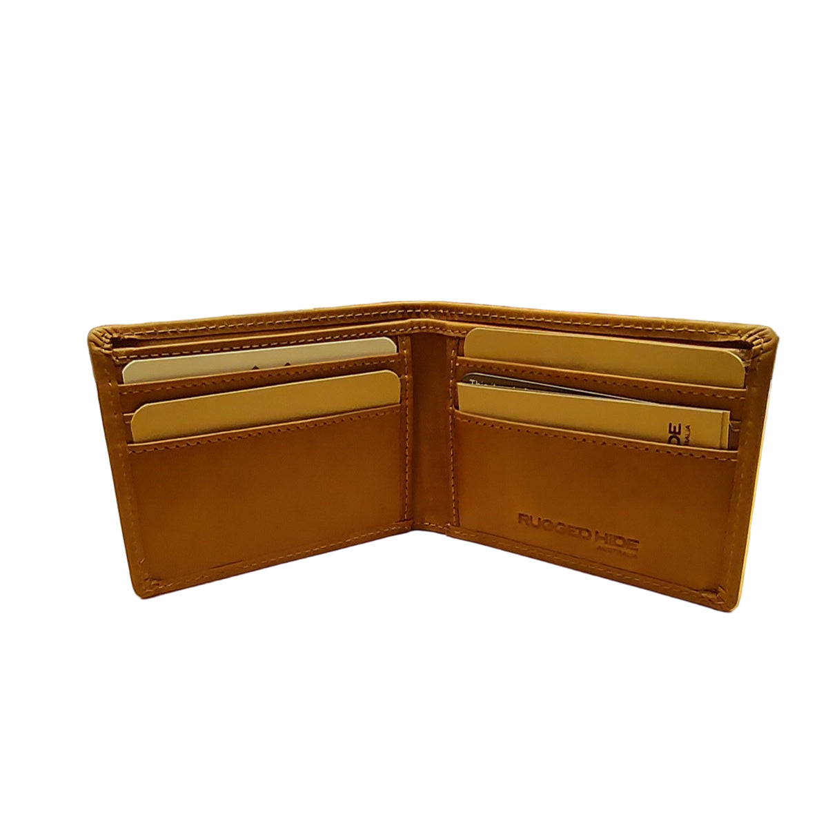 Leather Wallet Tiny - Eli, Cognac
