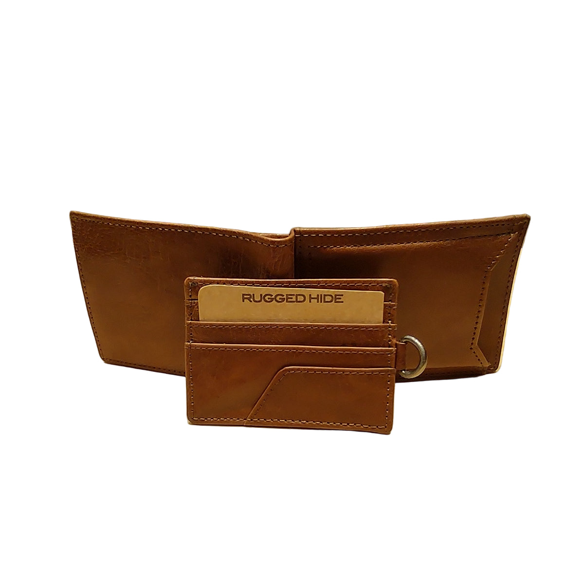 Leather Wallet - Ami, Brandy