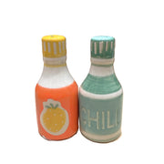 Ceramic Salt and Pepper Set - Summer