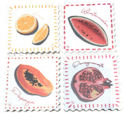 Resin Coasters - Fruits