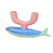 Ceramic Candle Holder - Fish