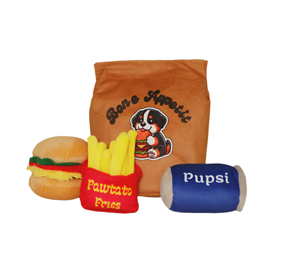 Squeaker Toy - Bone Appetit Lunch Bag