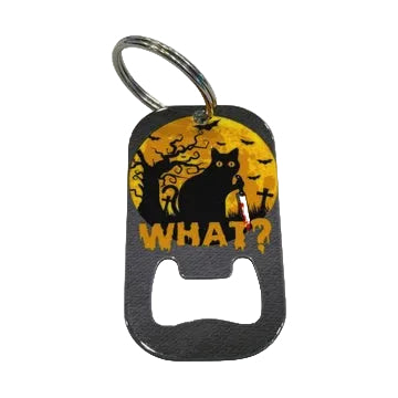 Bottle Opener Keyring - Murder Cat