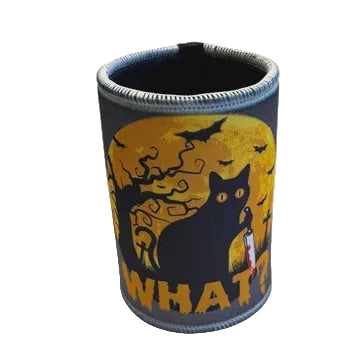 Printed Stubby Cooler - Murder Cat
