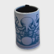 Printed Stubby Cooler - Octopus Drummer