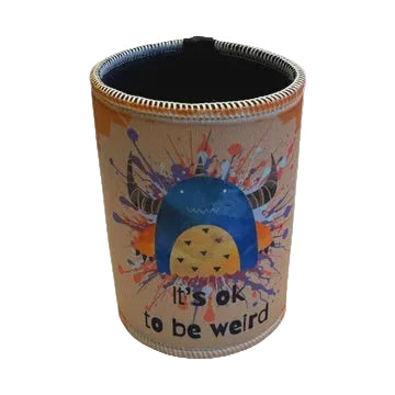 Printed Stubby Cooler - OK To Be Weird