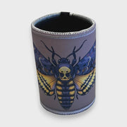 Printed Stubby Cooler -Deathshead Hawkmoth