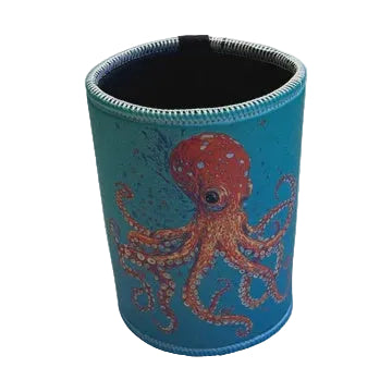 Printed Stubby Cooler - Octopus