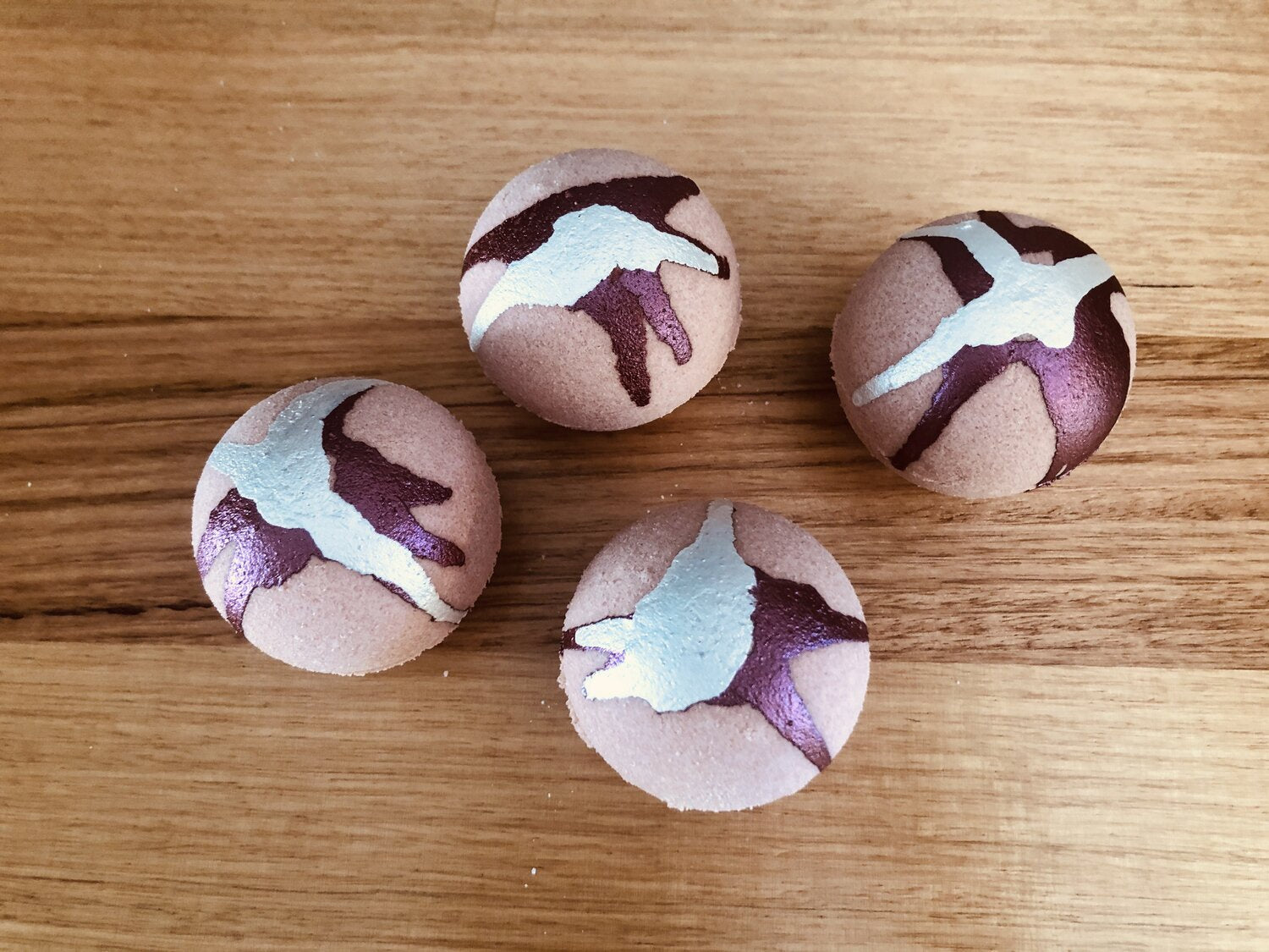 Goat Milk Bath Bomb - Black Raspberry and Vanilla