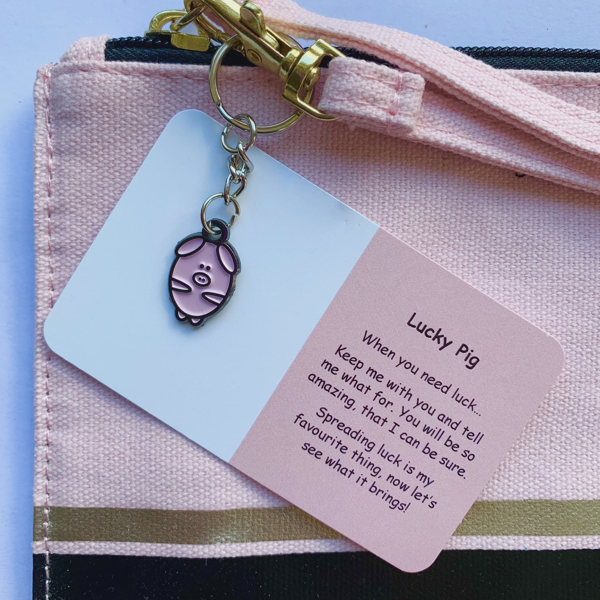 Little Joys Key Ring - Lucky Pig