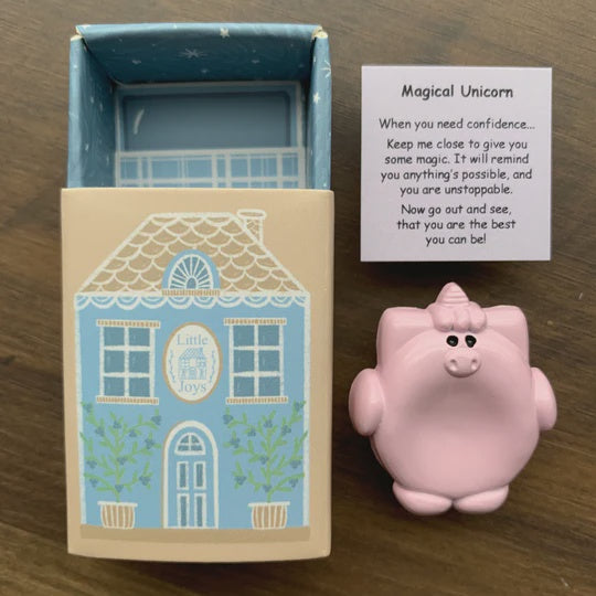 Metal Worry Stone - Magical Unicorn