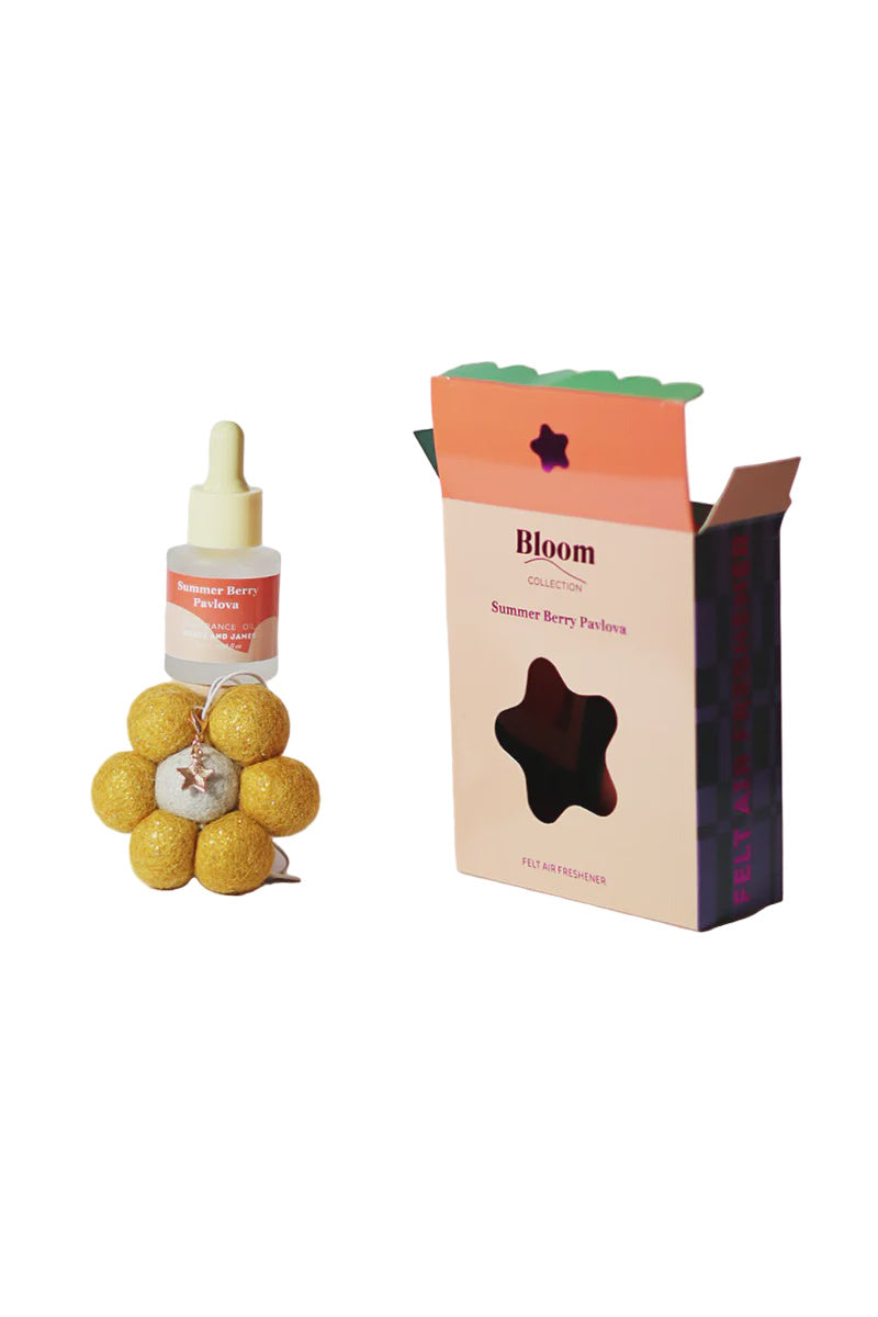 Bloom Christmas Felt Air Freshener - Summer Berry Pavlova
