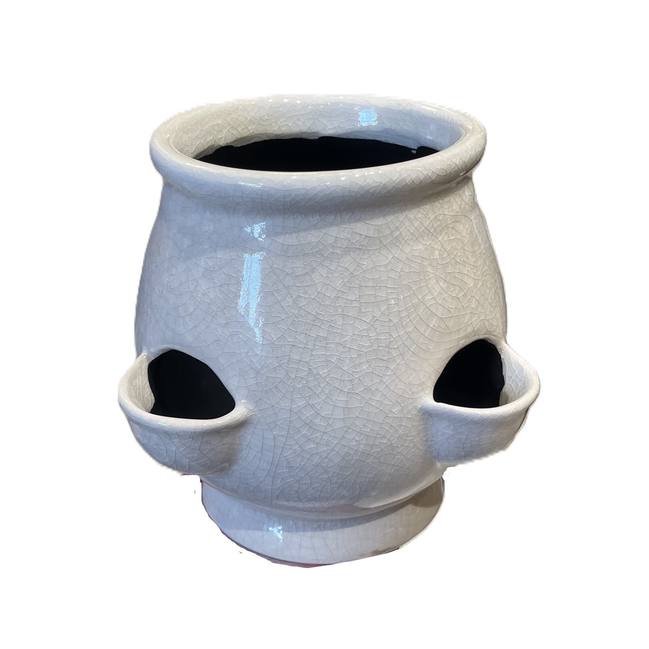 White Strawberry Pot