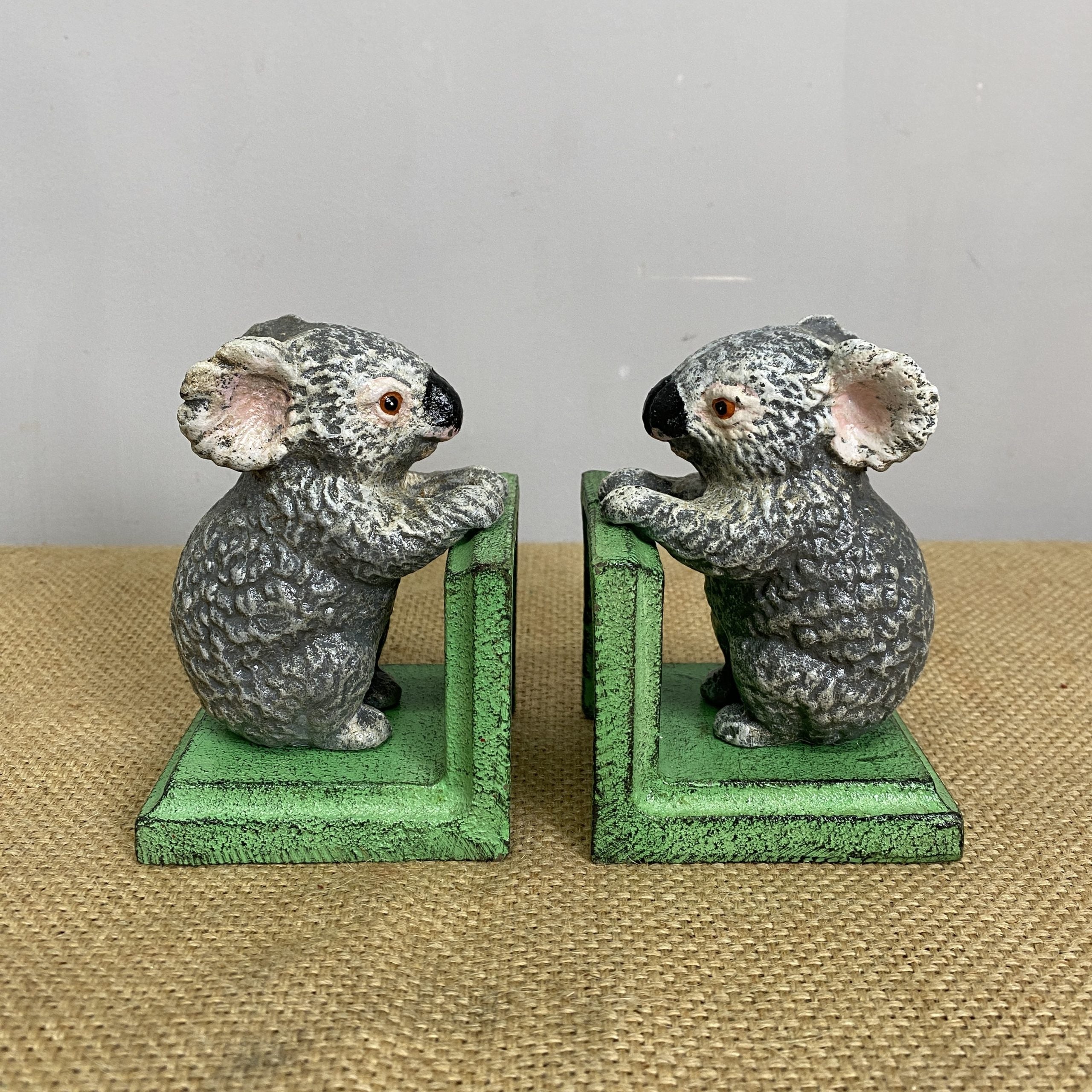 Cast Iron Bookends - Koala