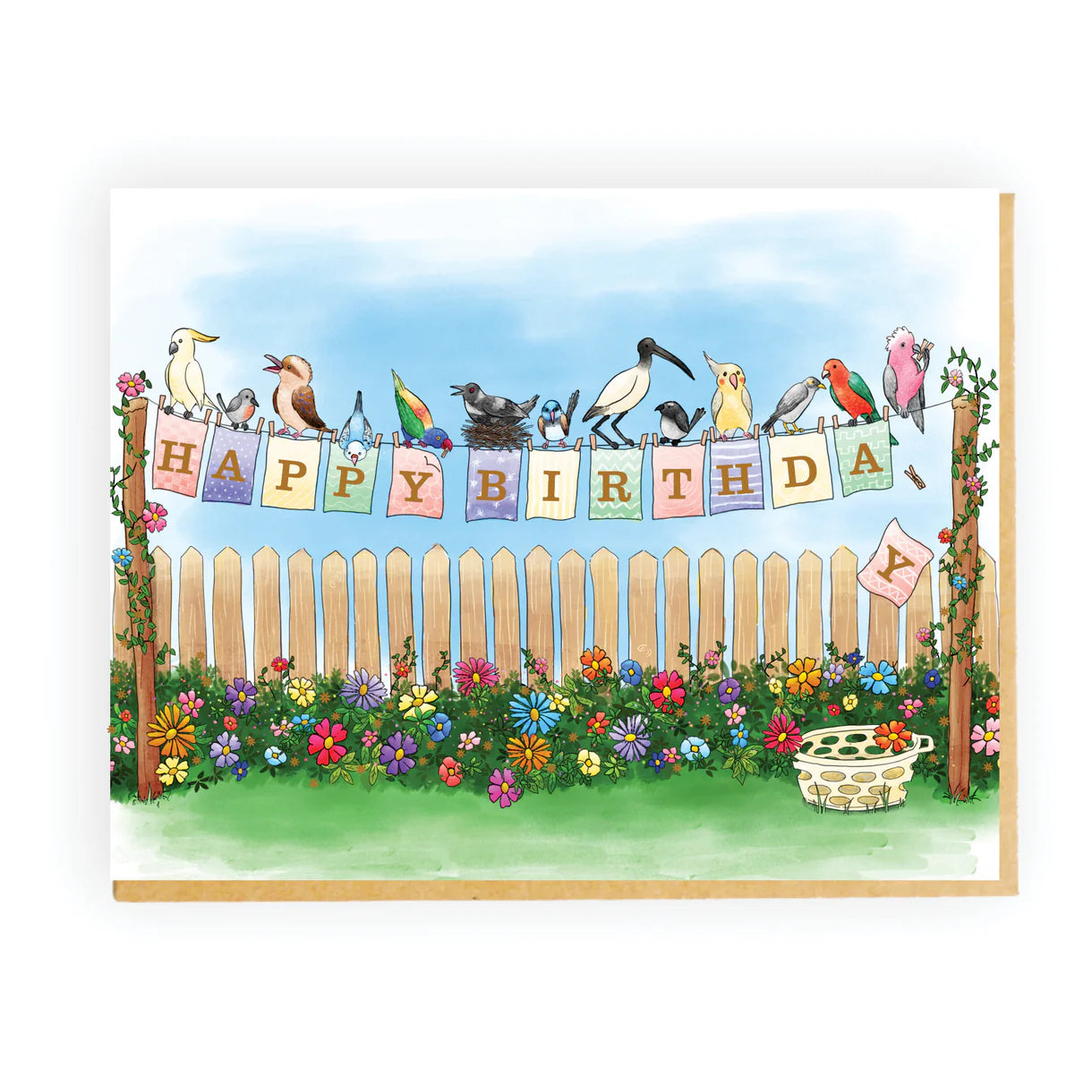 Wings N' Washlines Card