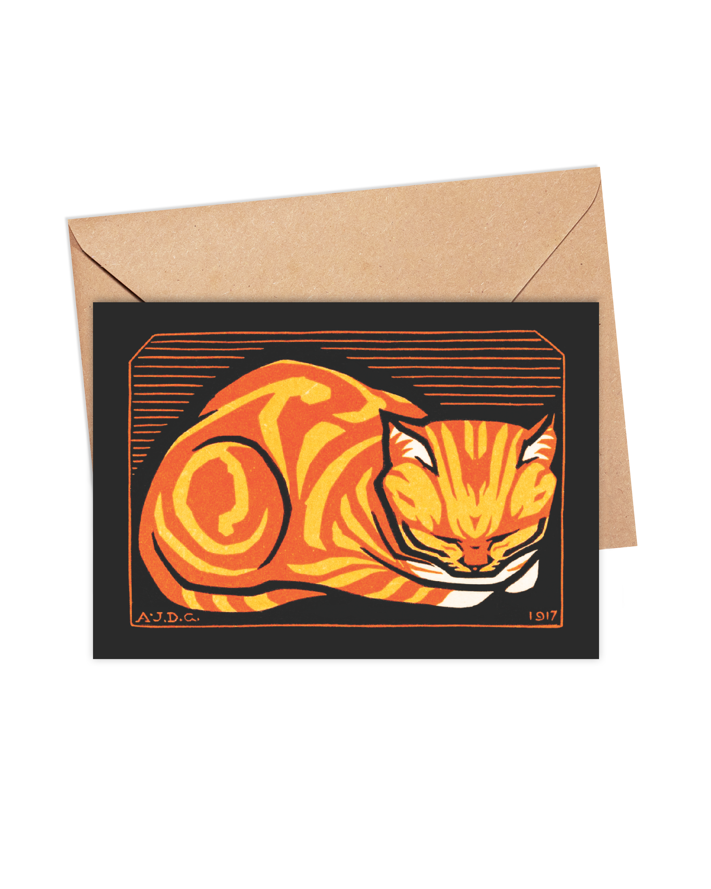December Cat Card