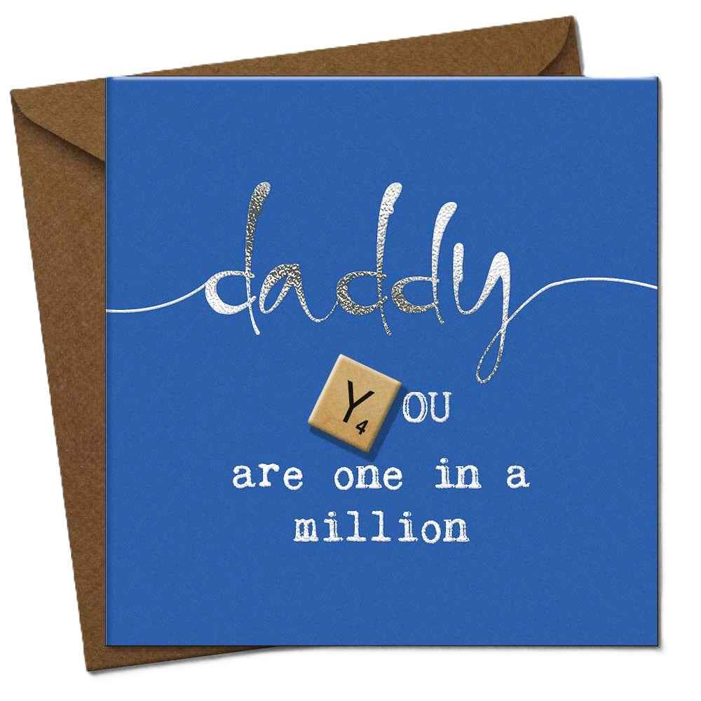 Daddy One in a Million Card