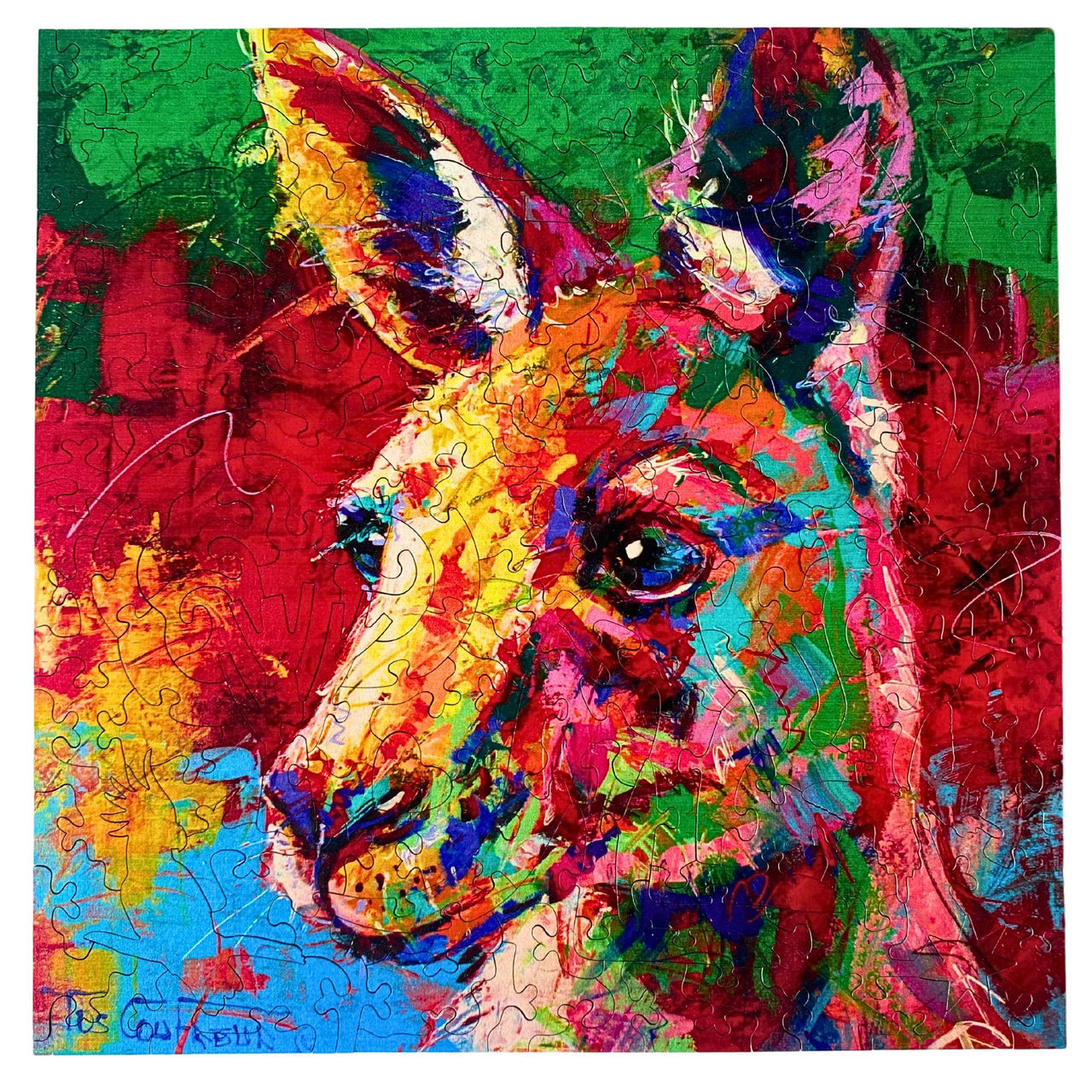 147pc Wooden Puzzle - Clive Kangaroo