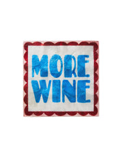 Capiz Shell Art Tile - Fun House - Wine