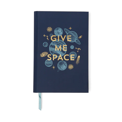 Vintage Sass Notebook - Give Me Space (No Pen)