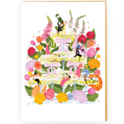Jumbo Card - Champagne Tower