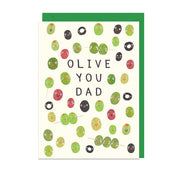 Olive You Dad Card