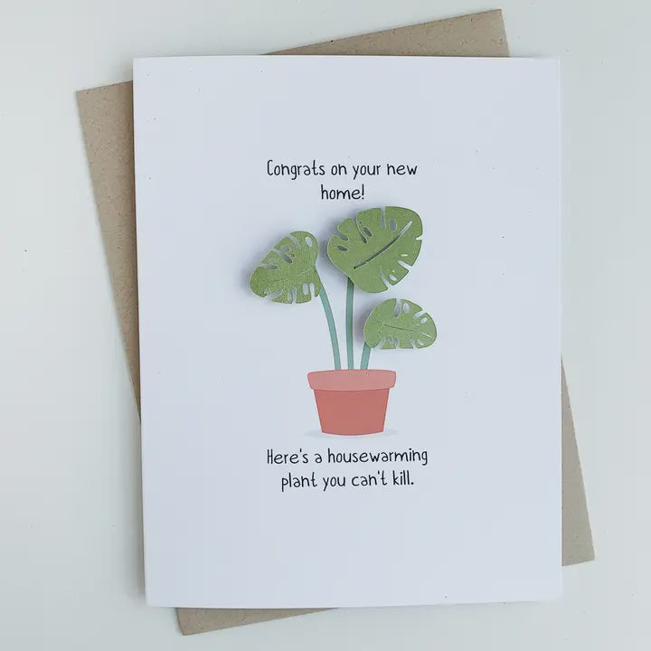 Housewarming Plant Card