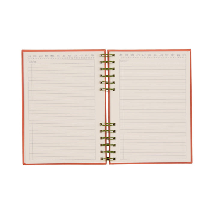Standard Issue Planner Notebook No. 12 - Army Green + Chilli