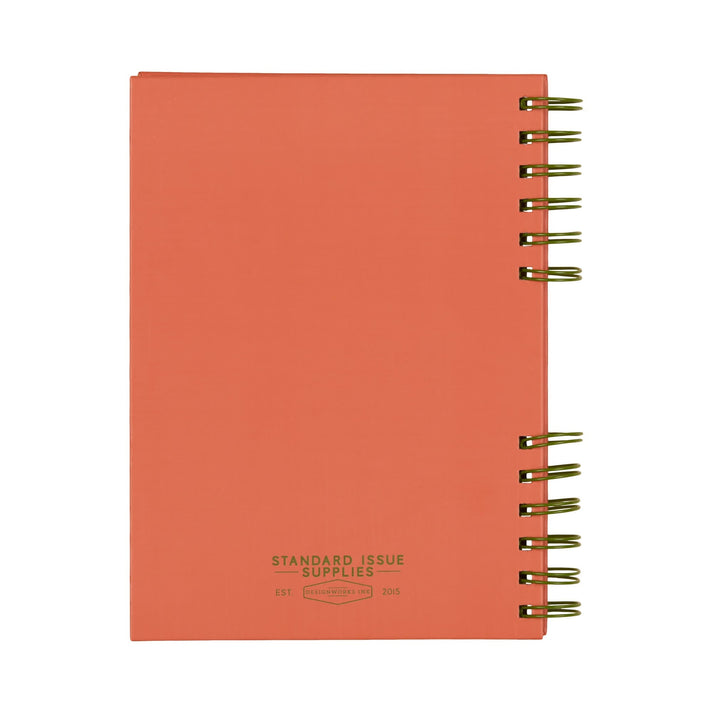 Standard Issue Planner Notebook No. 12 - Army Green + Chilli