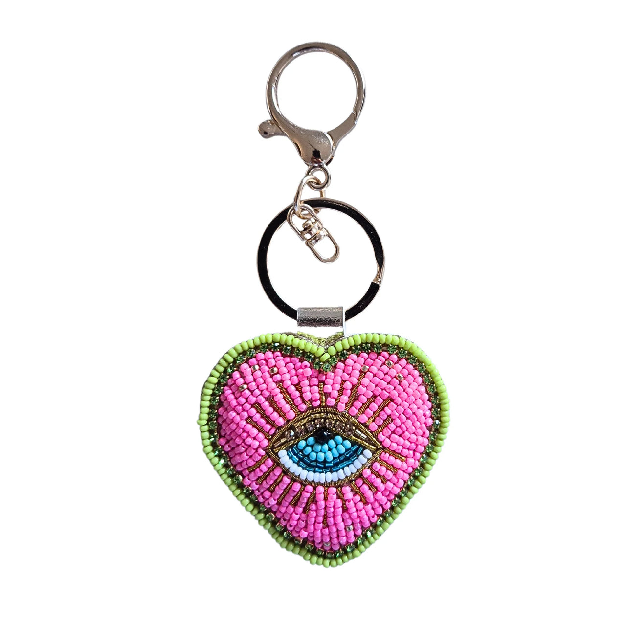 Beaded Keychain - Heart