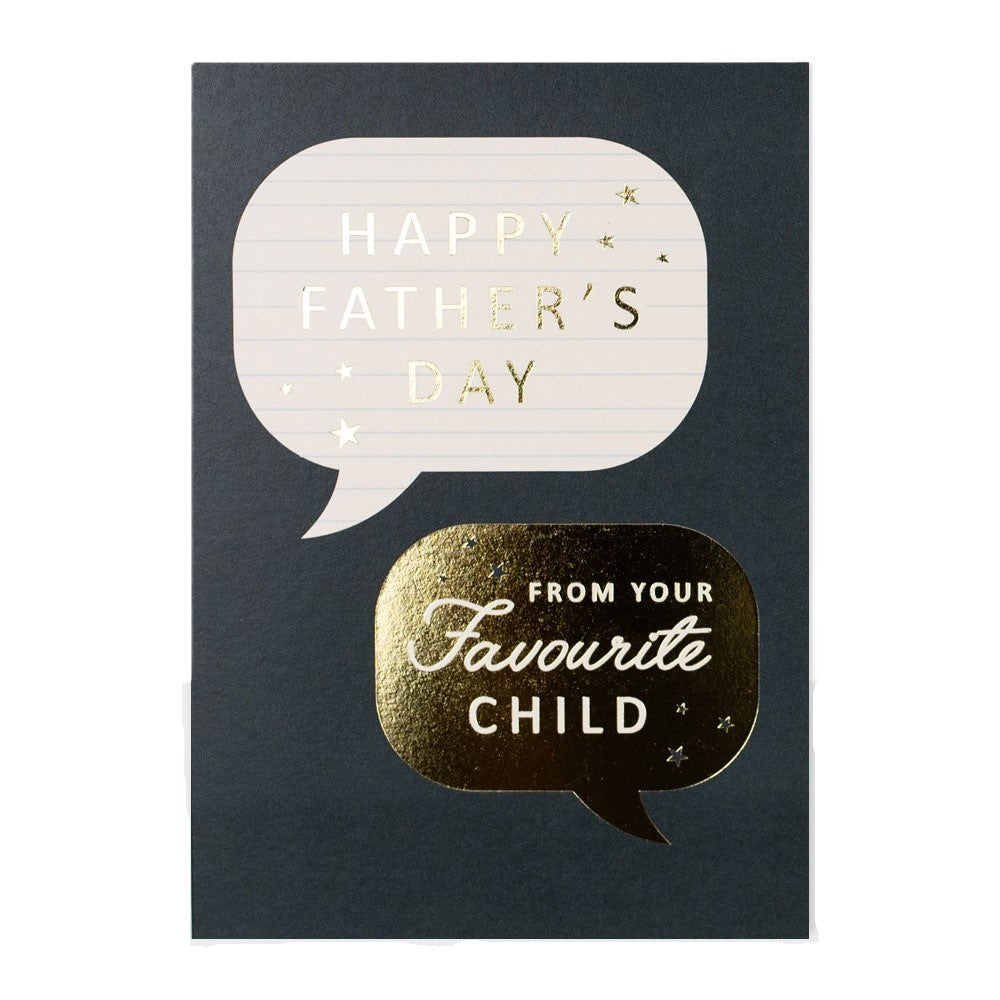 Father's Day From Your Favourite Child Card