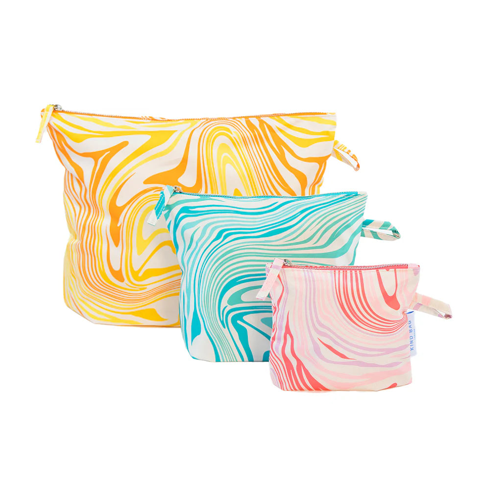 Kind Bag Pouches Set of 3 - Marble