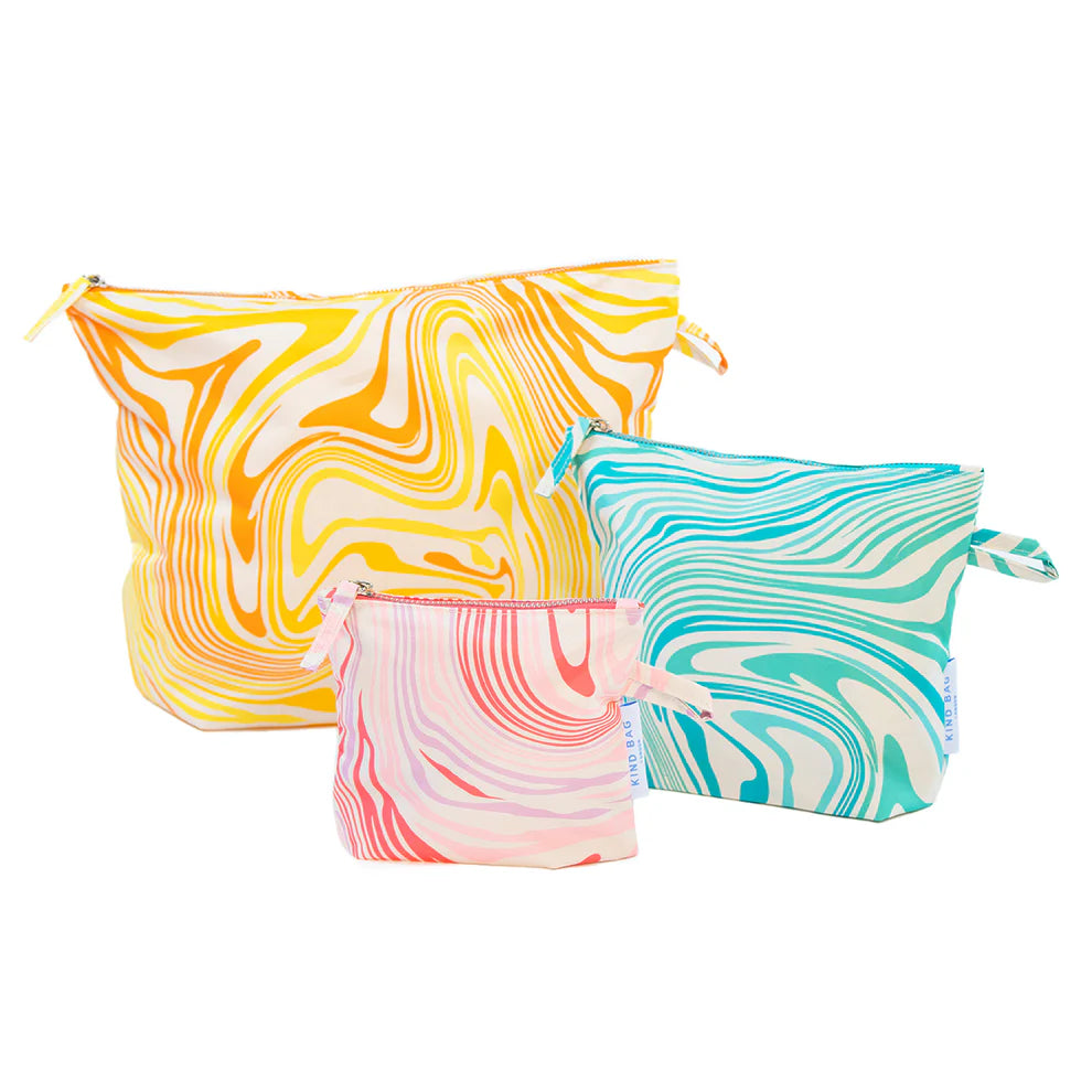Kind Bag Pouches Set of 3 - Marble