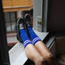 Tennis Sport Socks - Blue and White