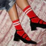 Tennis Sport Socks - Red and White